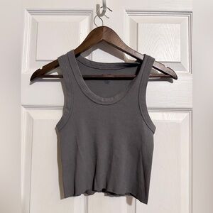 Brandy Melville John Galt Ribbed Cropped Tank